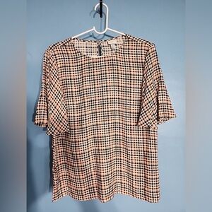 A new day short sleeve blouse